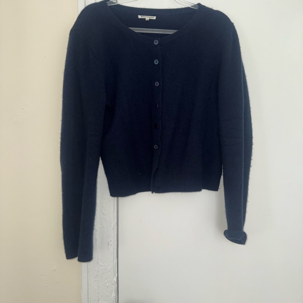 Reformation cashmere cardigan